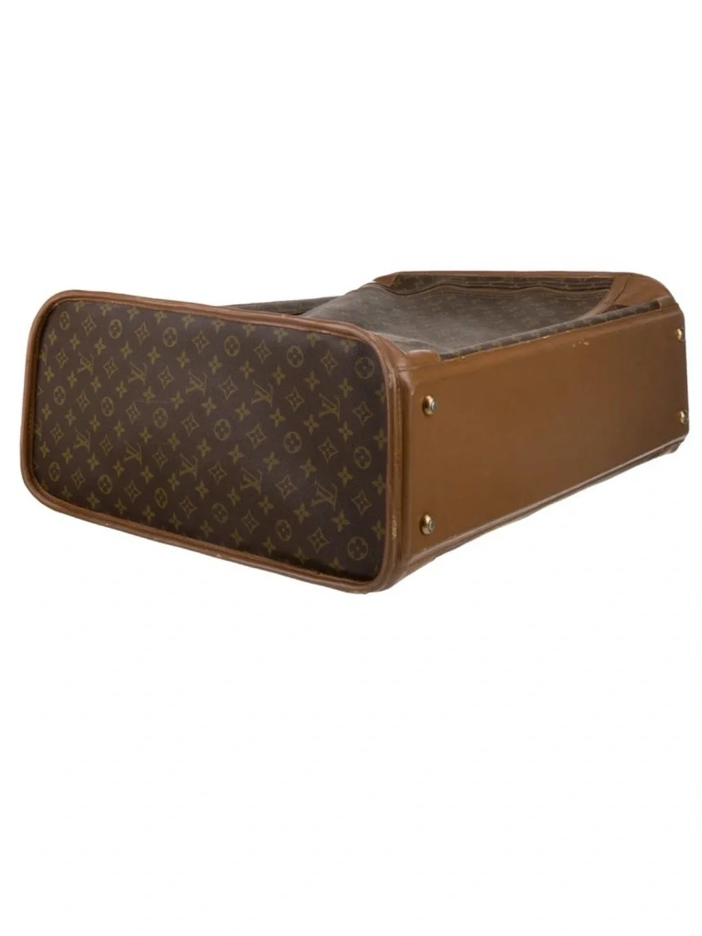 Louis Vuitton Dark Brown Travel Duffel with Adjustable Straps